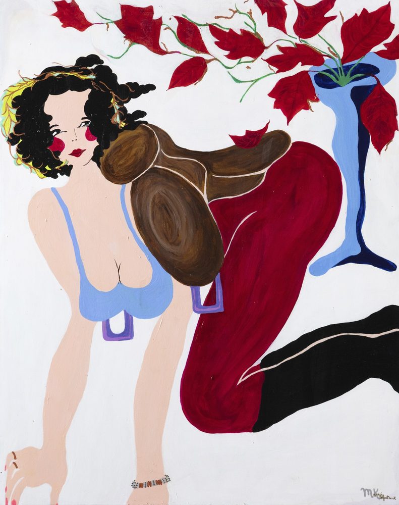 Bottoms Up - original painting by Mary Kilpatrick