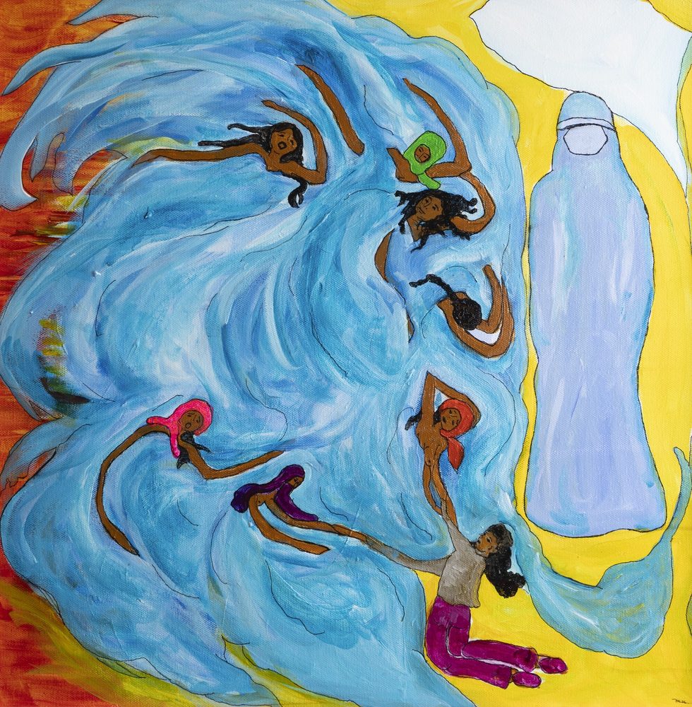 Breaking Away - original painting by Mary Kilpatrick