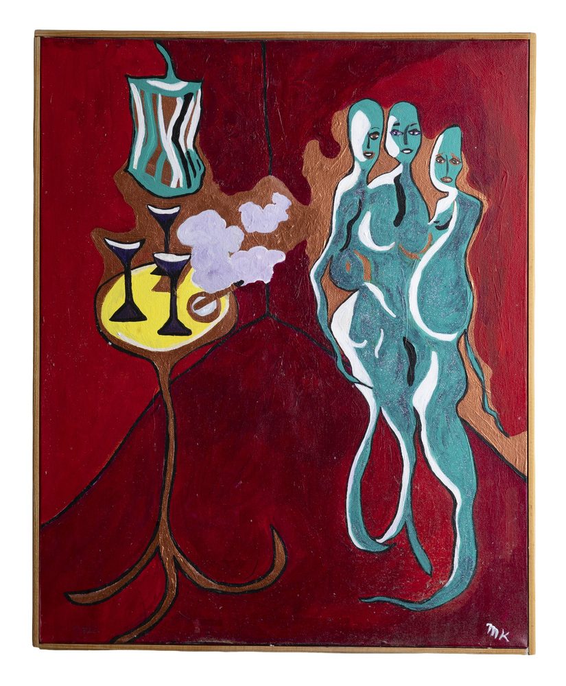 Girls Night Out - original painting by Mary Kilpatrick