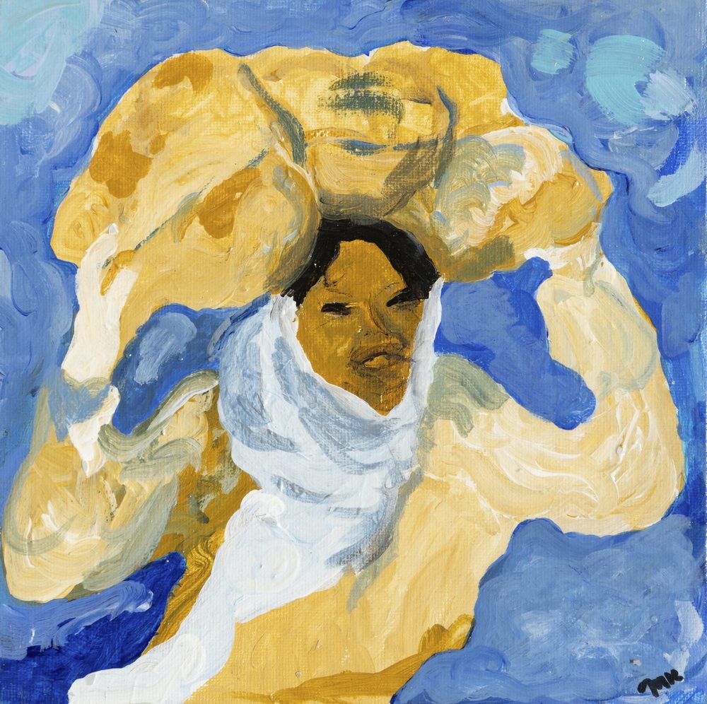 Kidnapped I - original painting by Mary Kilpatrick