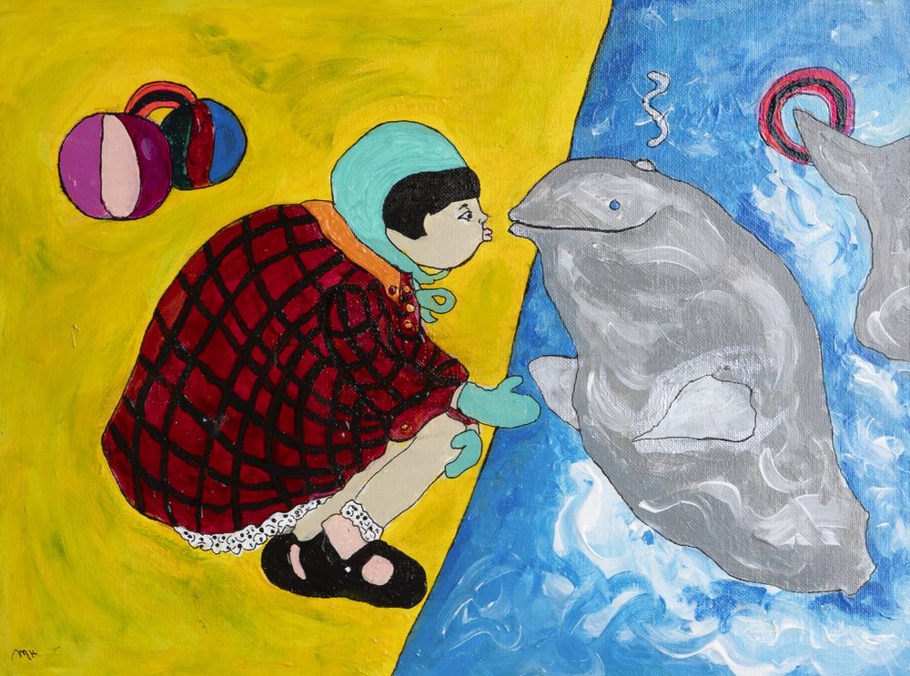 Kissing Cousins - original painting by Mary Kilpatrick