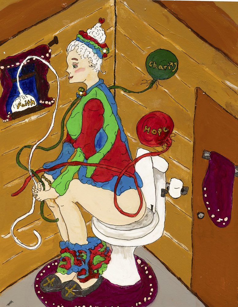 Resting - original painting by Mary Kilpatrick