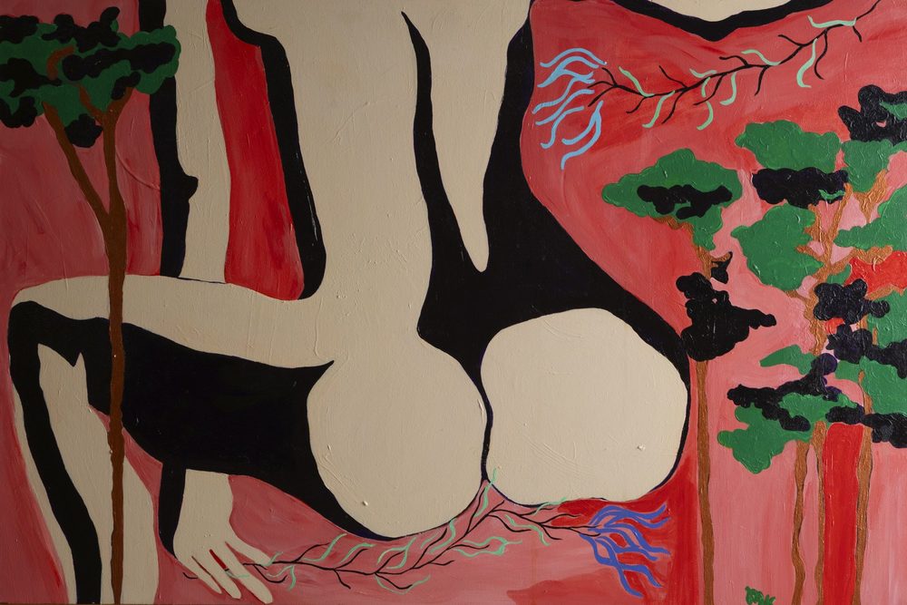 Tickle - original painting by Mary Kilpatrick